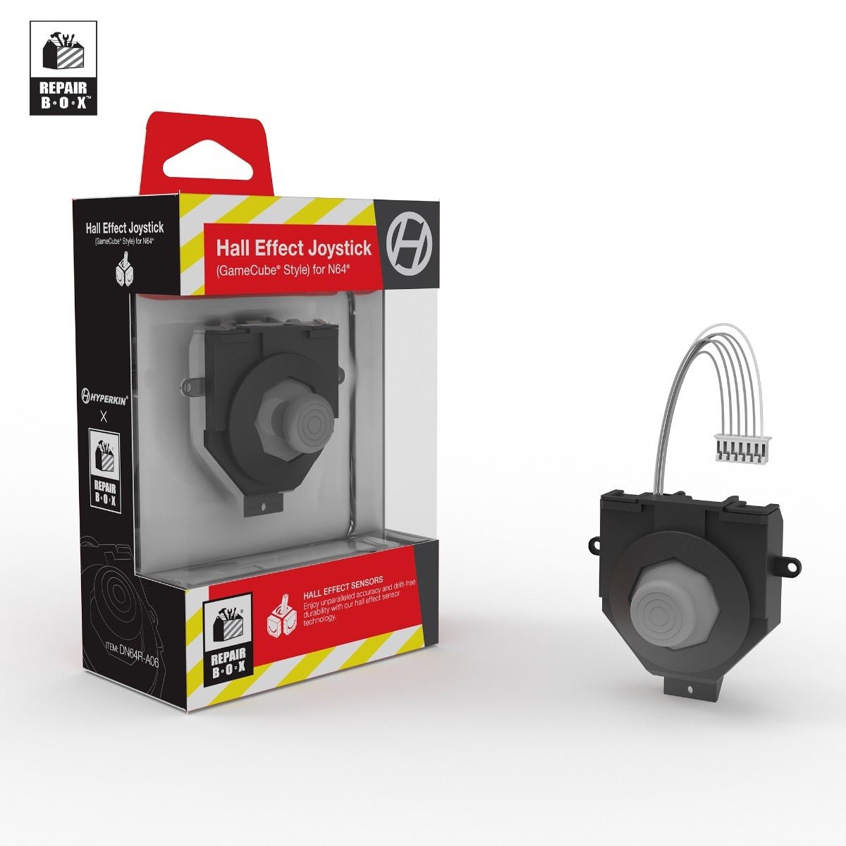 N64 Joystick replacement Hall Effect (Hall Sense) analog module repair part (GameCube Style) | Hyperkin