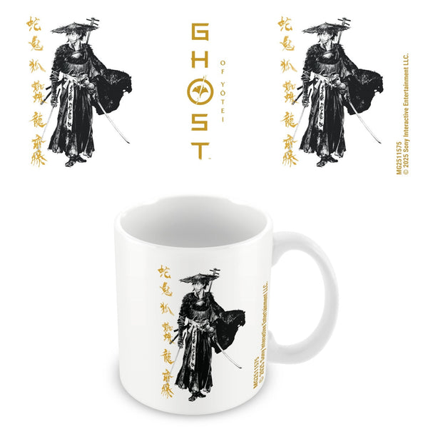 Ghost of Yotei Atsu official mug 11oz/315ml white ceramic | Pyramid