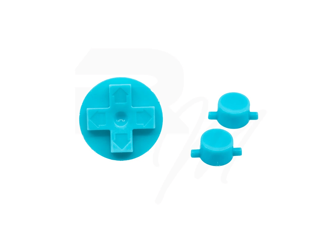 NES Style Button set for Nintendo Game Boy DMG-01 original console - Light Turquoise | Retro Modding