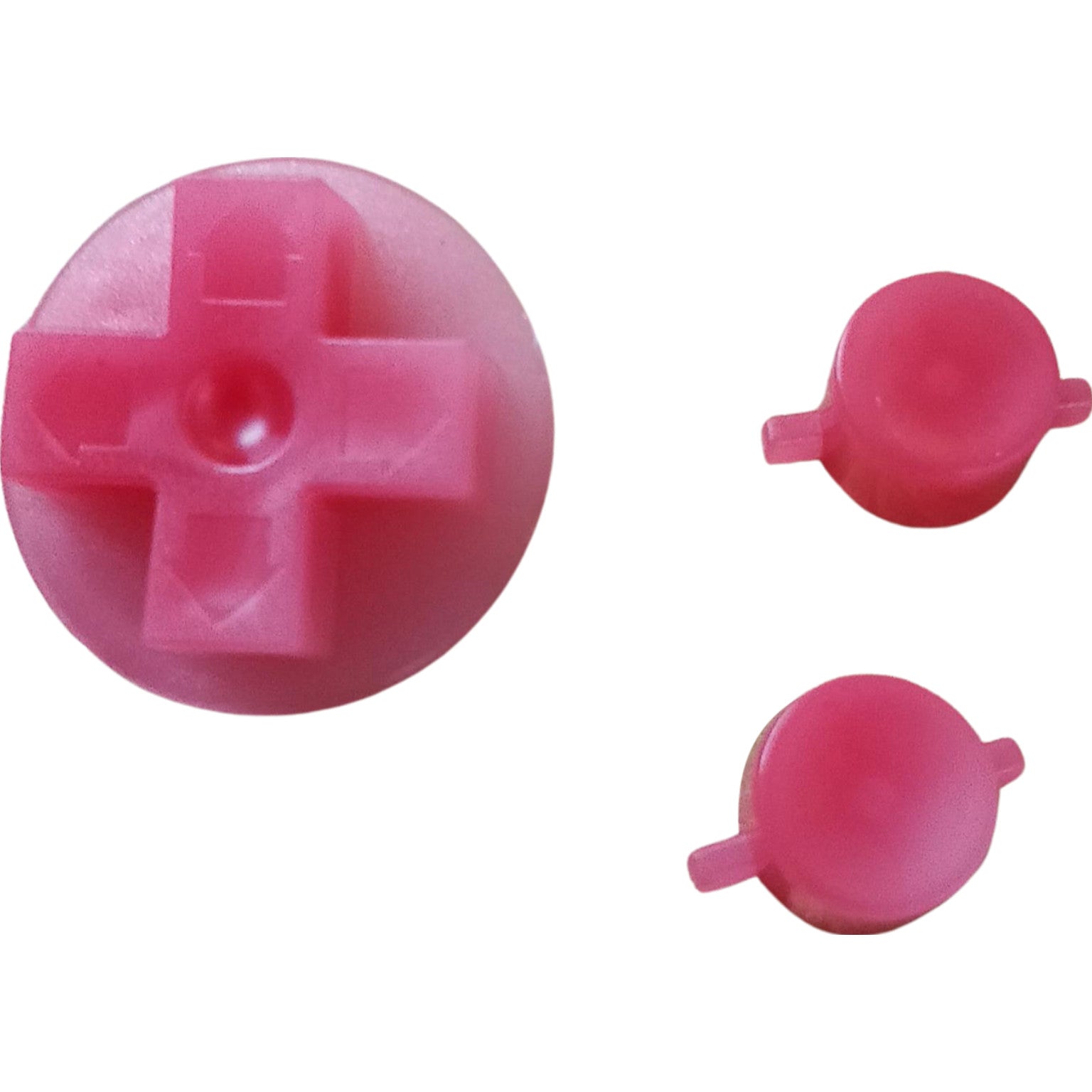 NES Style Button Set For Original Game Boy DMG 01 - Color Changing - Red To Natural  | Retro Modding