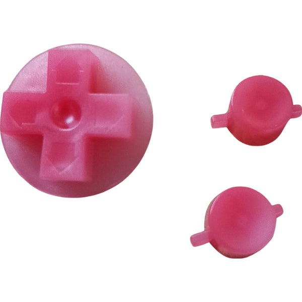 NES Style Button Set For Original Game Boy DMG 01 - Color Changing - Red To Natural | Retro Modding