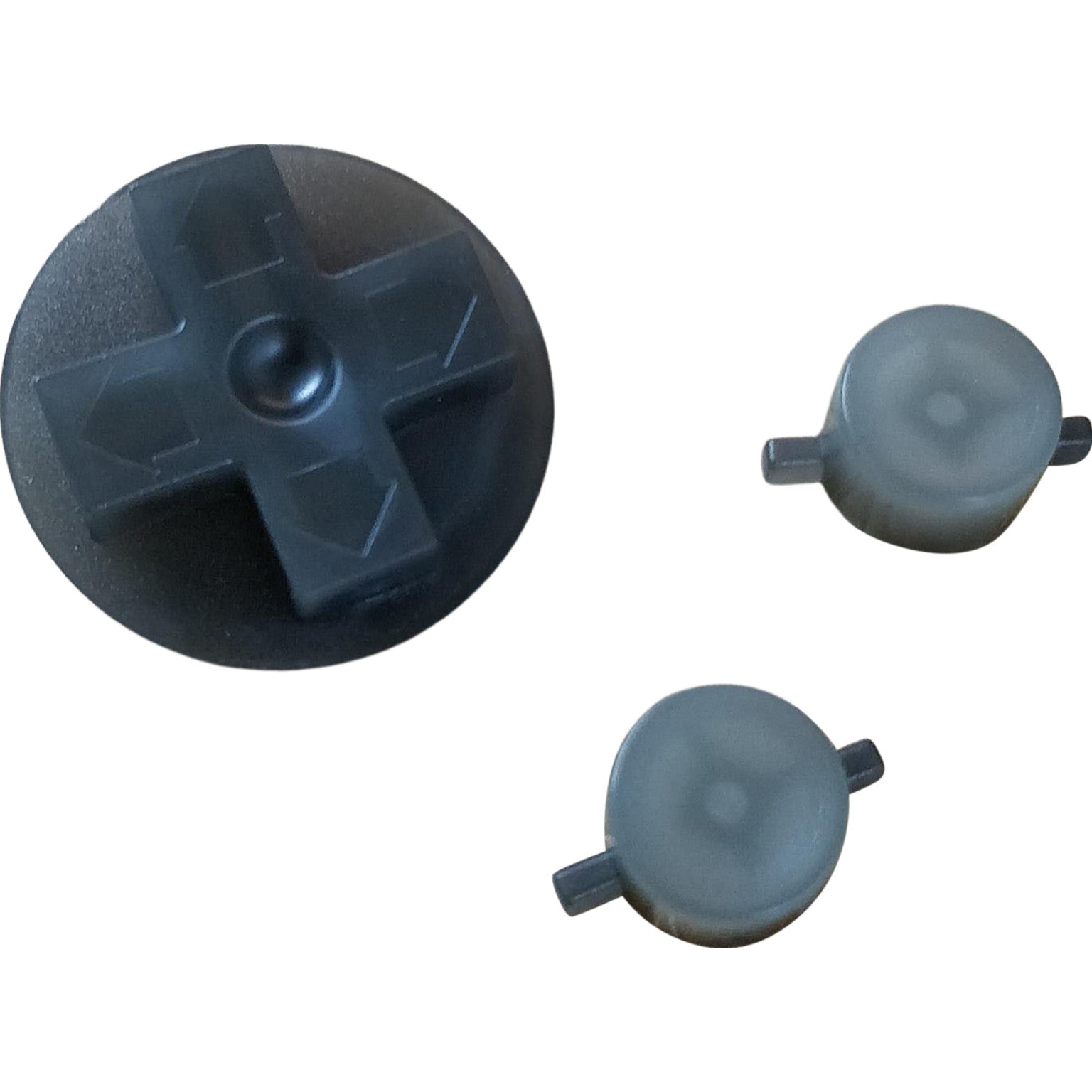 NES Style Button Set For Original Game Boy DMG 01 - Color Changing - Wabi Sabi (Black To Natural)  | Retro Modding