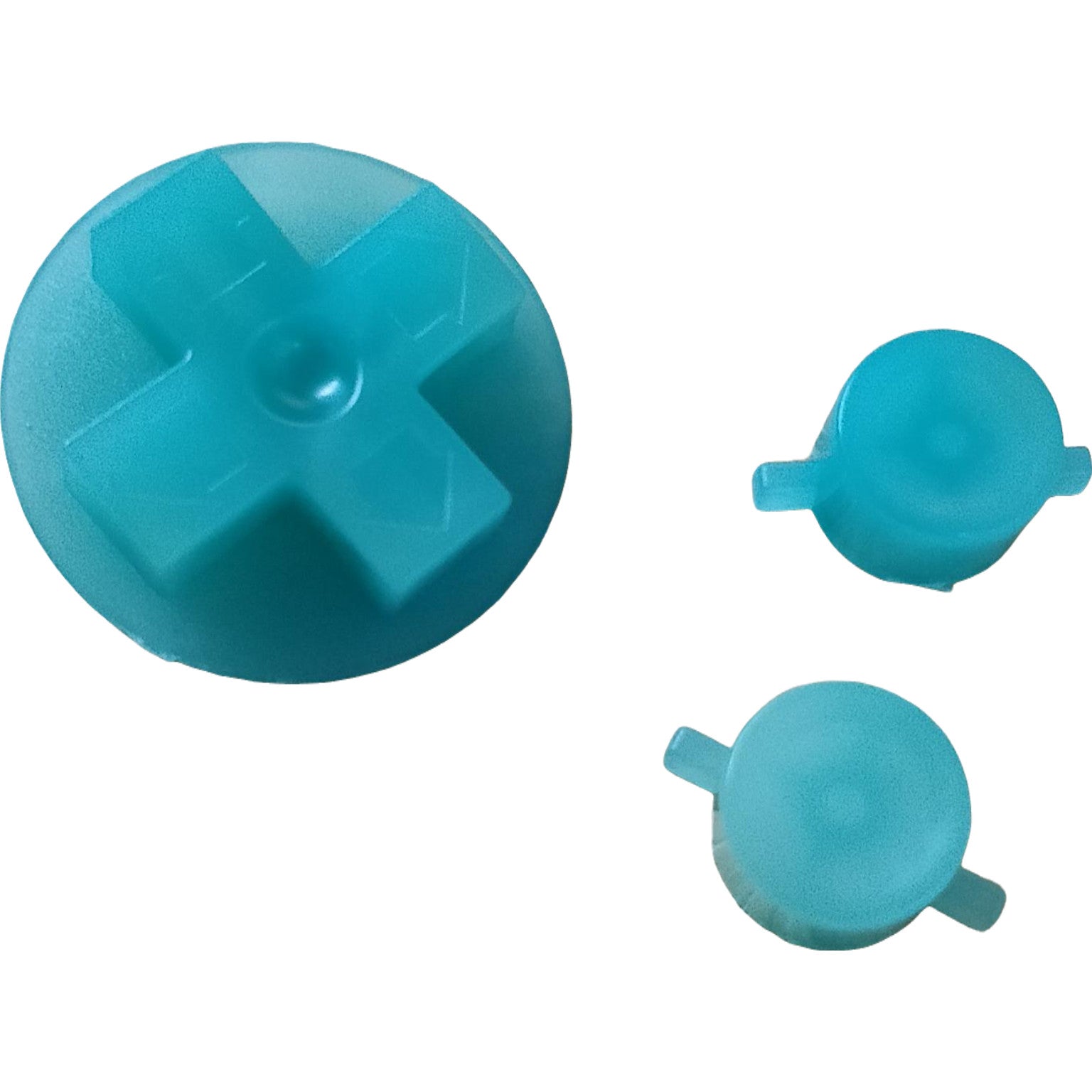 NES Style Button Set For Original Game Boy DMG 01 - Turquoise To Natural | Retro Modding