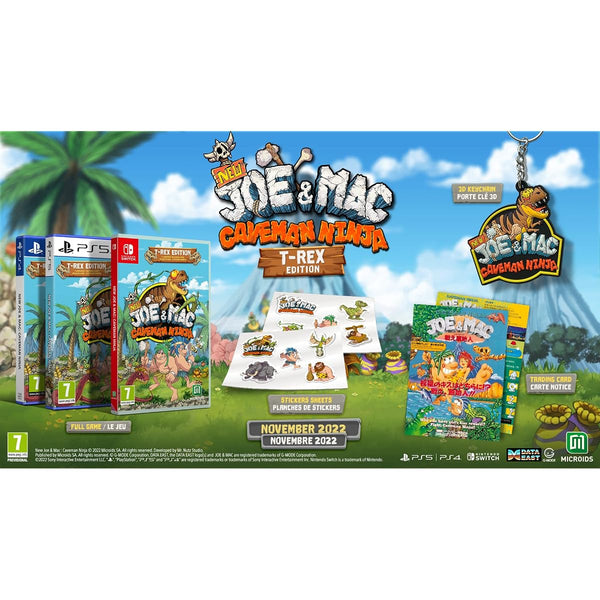 New Joe & Mac: Caveman Ninja T-Rex Edition for PlayStation 5 | Microids - 2