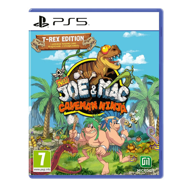 New Joe & Mac: Caveman Ninja T-Rex Edition for PlayStation 5 | Microids - 1