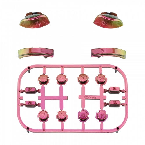 Replacement Soft Touch Button Set For Nintendo Switch Joy-Cons - Chameleon Purple Green | ZedLabz