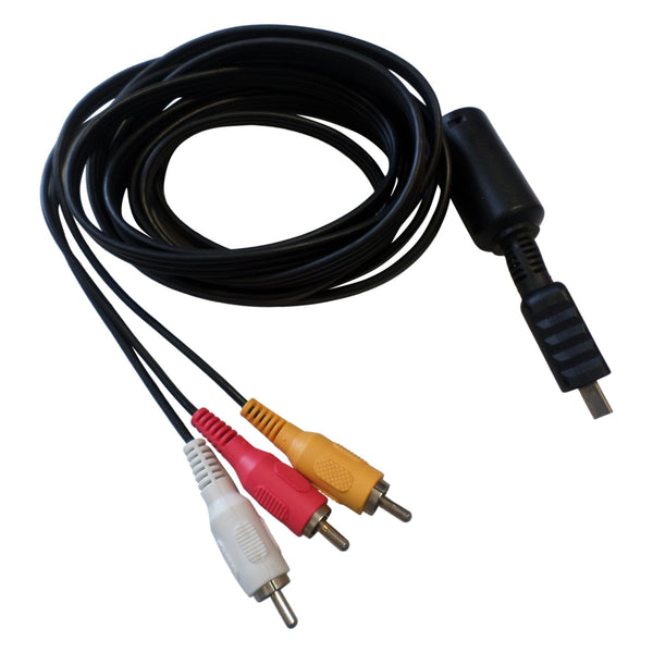 Official AV cable for Sony PS1 & PS2 PlayStation One Two lead wire REFURBISHED