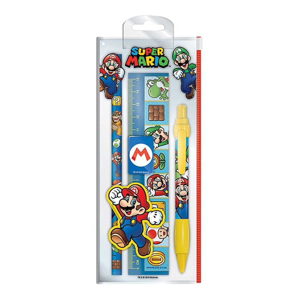 Officially licensed Super Mario (Characters) stationery set | Pyramid - 1