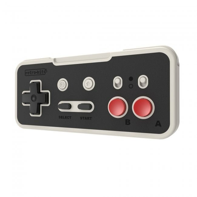 Origin8 Wireless controller for original Nintendo NES, Nintendo Switch & most USB enabled devices - Classic grey | Retro-Bit