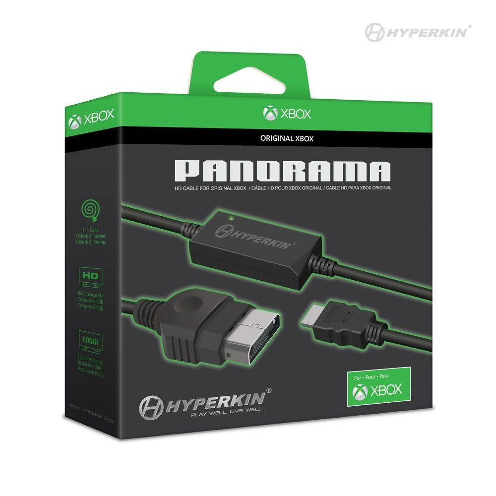 Panorama HDMI Adapter HDTV cable for original Microsoft OG Xbox games consoles supports up to 1080i officially licensed | Hyperkin