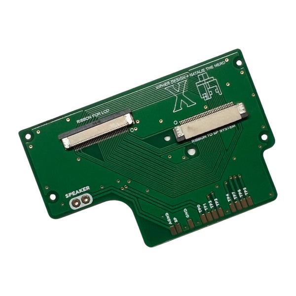 Parts kit for Xipher's GBA SP Slab handheld console V2 including button board PCB (Nintendo Game Boy Advance SP) DIY mod | Xipher Design