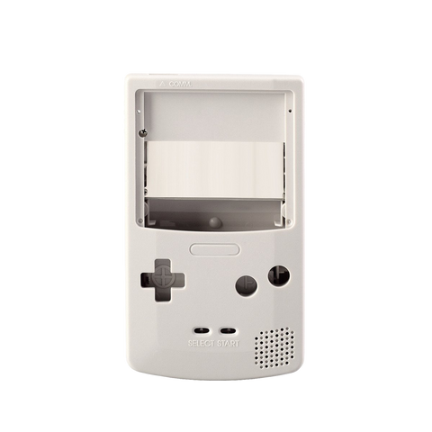IPS ready shell for Nintendo Game Boy Color Q5 V2 modified no cut replacement housing - Grey DMG style | Funnyplaying