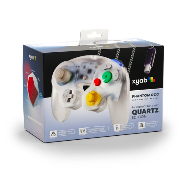 Phantom GCC V2 wired controller for Nintendo GameCube (PhobGCC) - Quartz Edition | XYAB - 2