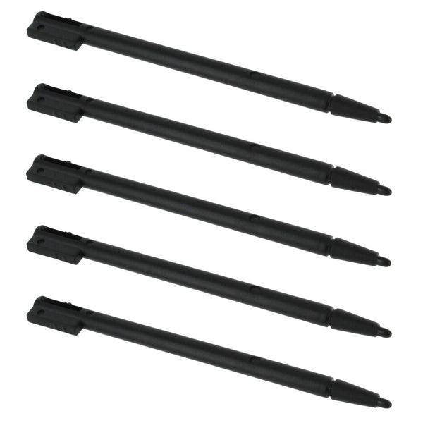 Plastic Stylus For Nintendo DS - 5 Pack Black | ZedLabz