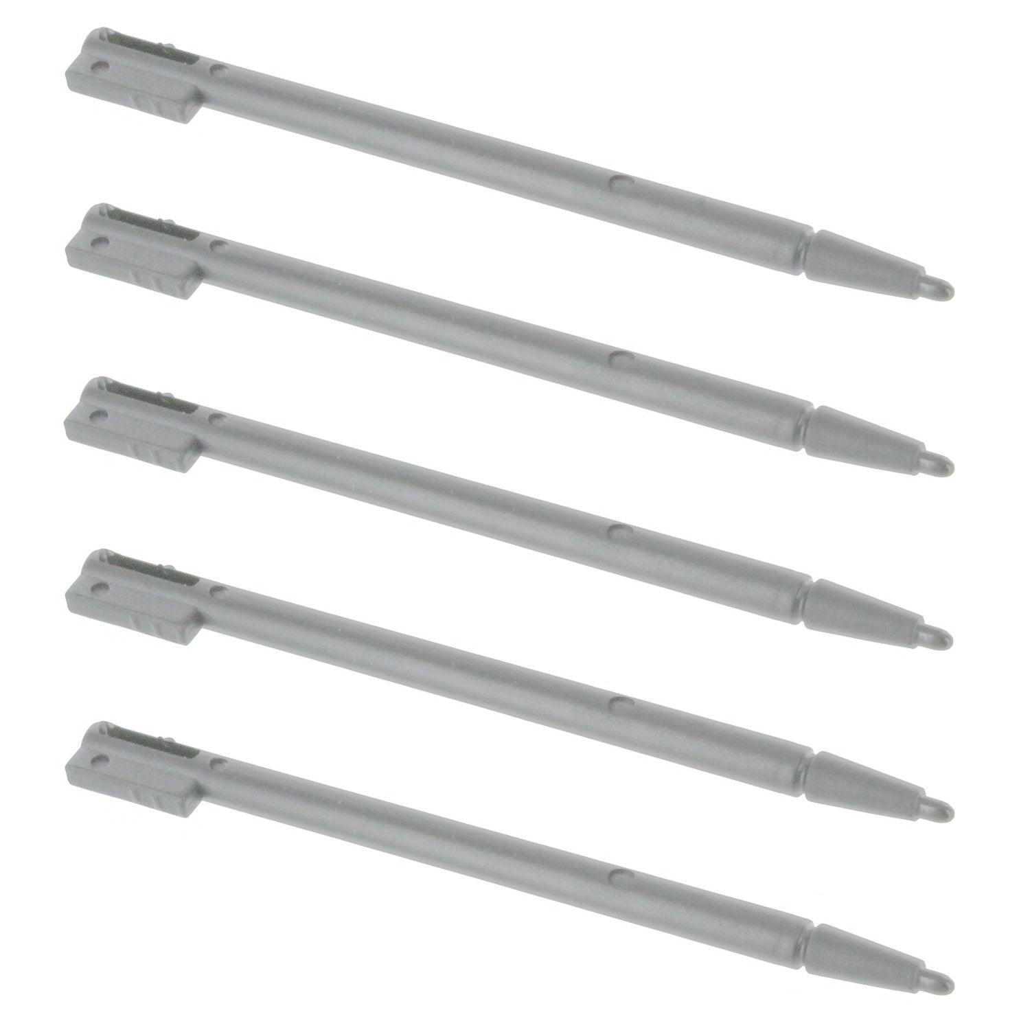 Plastic Stylus For Nintendo DS - 5 Pack Grey | ZedLabz