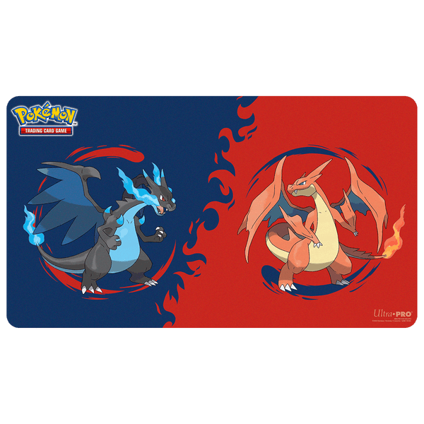Pokémon TCG Mega Charizard X & Mega Charizard Y playmat 24 x 13.5 inch (61 x 34cm) officially licensed | Ultra PRO - 1
