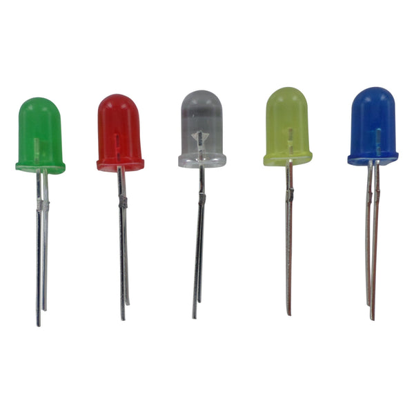 Power LED lights for Sega Dreamcast console 5mm Emitting Diode - 5 pack Yellow Red Clear Blue Green | ZedLabz