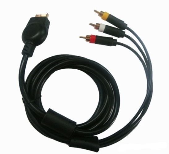 Premium composite AV to RCA cable for PS3/PS2 6ft 1.8m HD 1080p replacement wire | ZedLabz