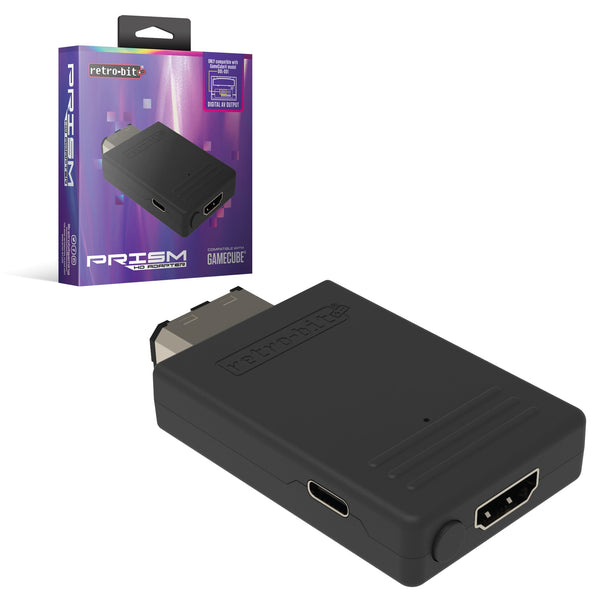 Prism HDMI out TV adapter for Nintendo Gamecube firmware updatable with remote control | Retro-bit