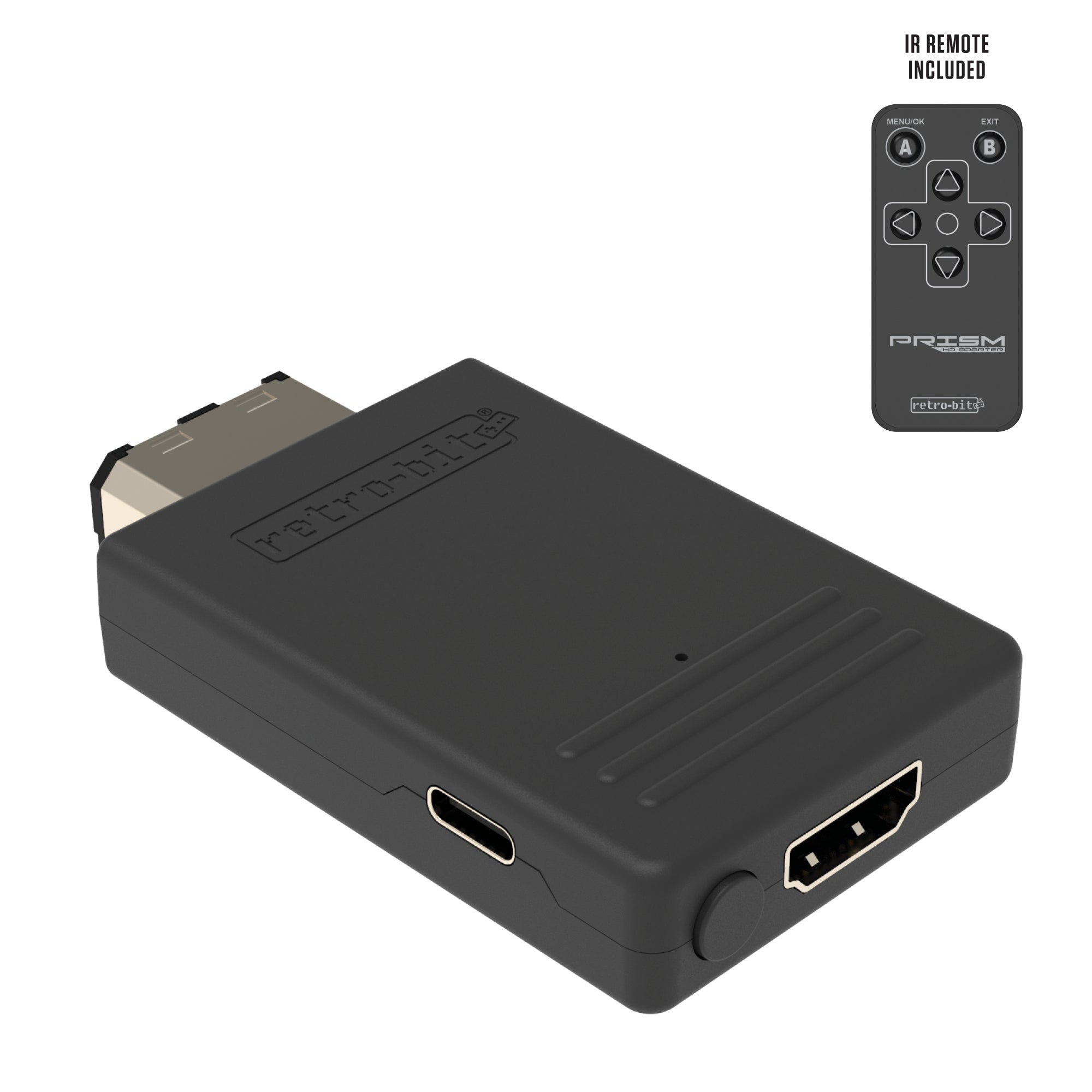 Prism HDMI out TV adapter for Nintendo Gamecube firmware updatable with remote control | Retro-bit