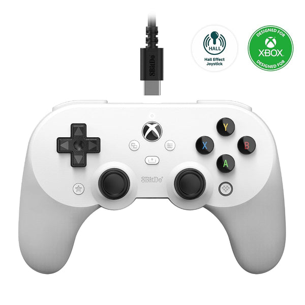 Pro 2 wired controller for Xbox Series X|S, Xbox One & Windows - officially licensed - White | 8BitDo - 1