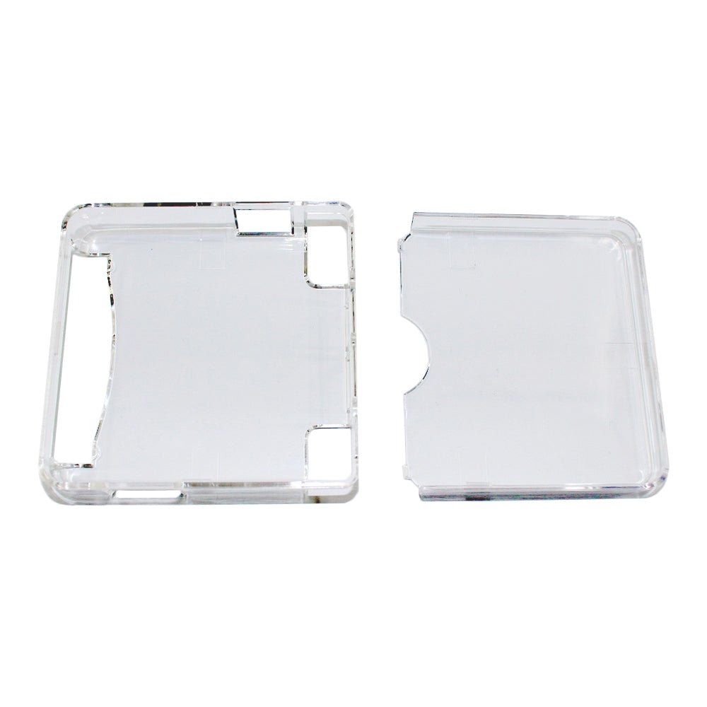 Protective case for GameBoy Advance SP handheld console hard shell cover - Crystal clear | ZedLabz - 1