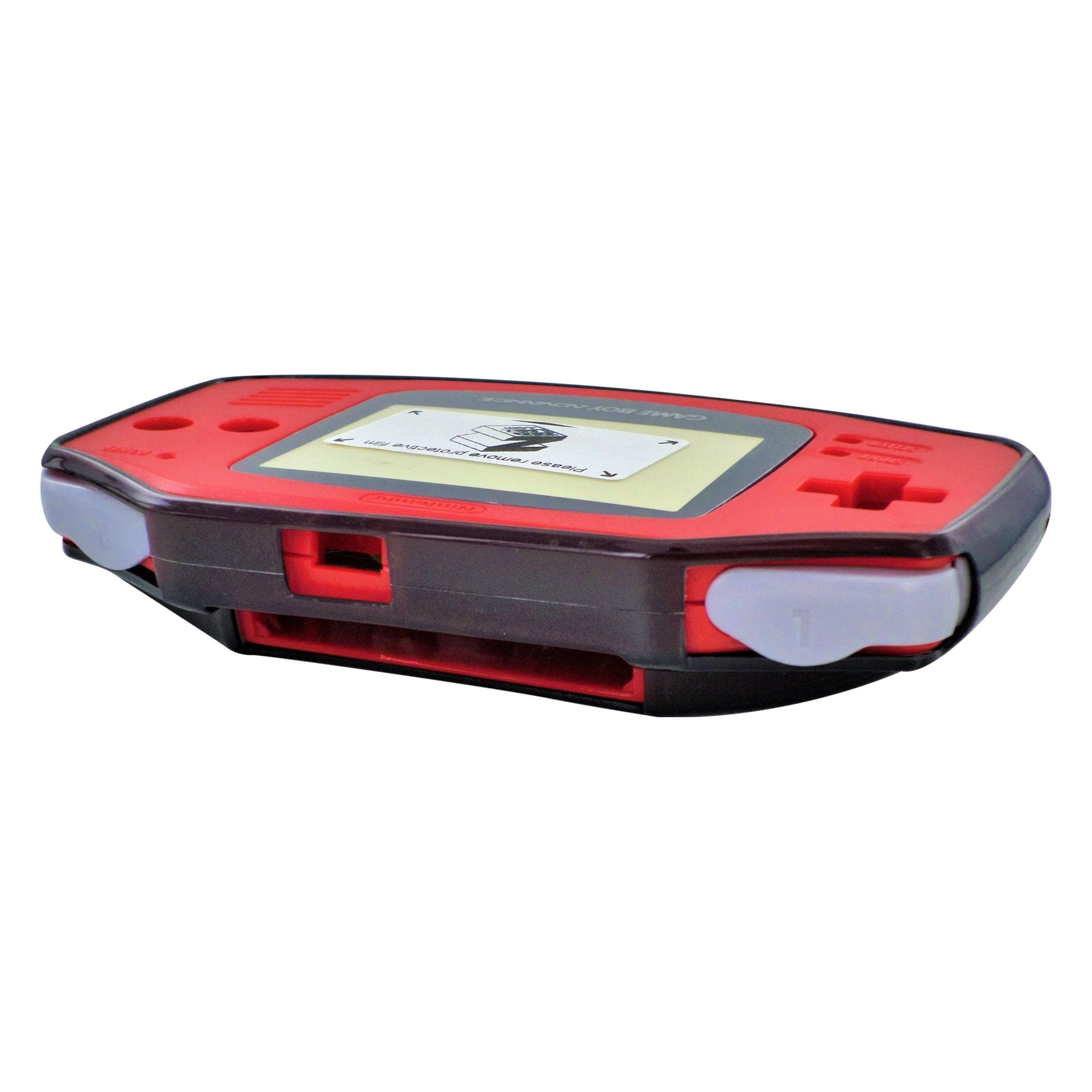 Protective case for Nintendo Game Boy Advance Console TPU cover - Clear Black | ZedLabz