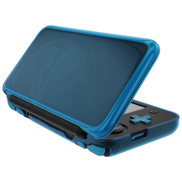 Protective case & screen protector set for 2DS XL (New Nintendo) flexi gel cover – blue | ZedLabz