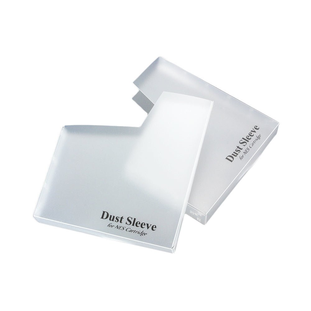 Protective sleeve for Nintendo NES games cartridge dust case cover - 2 pack clear | ZedLabz
