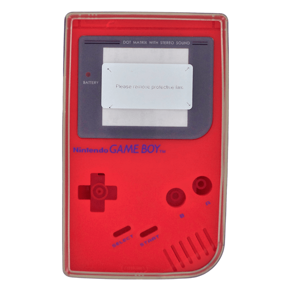 Protective TPU case for Nintendo Game Boy DMG-01 Console - Clear Black | ZedLabz