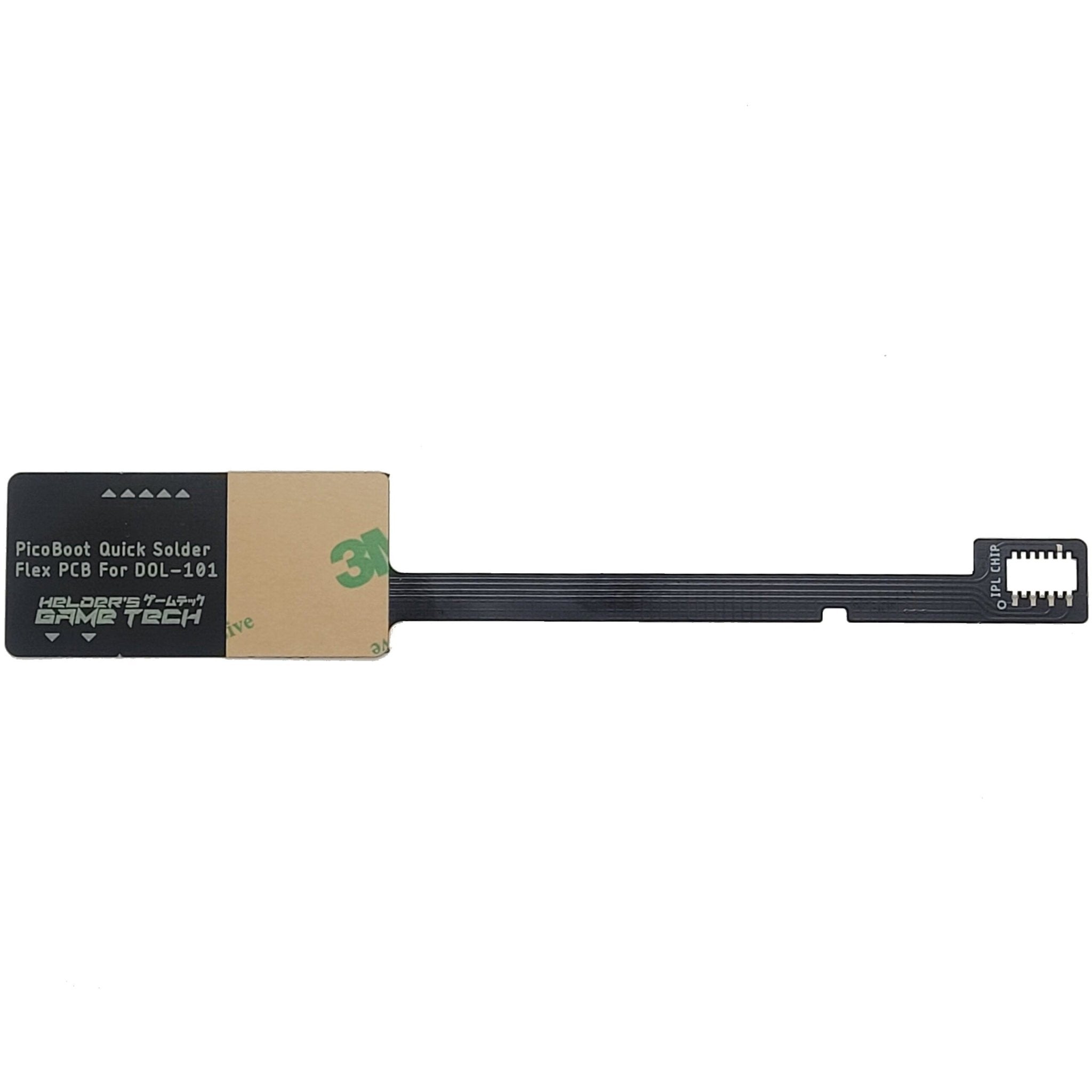 Quick solder flex cable for Picoboot Nintendo GameCube DOL-101 with pre-applied adhesive for install | Helder Game Tech
