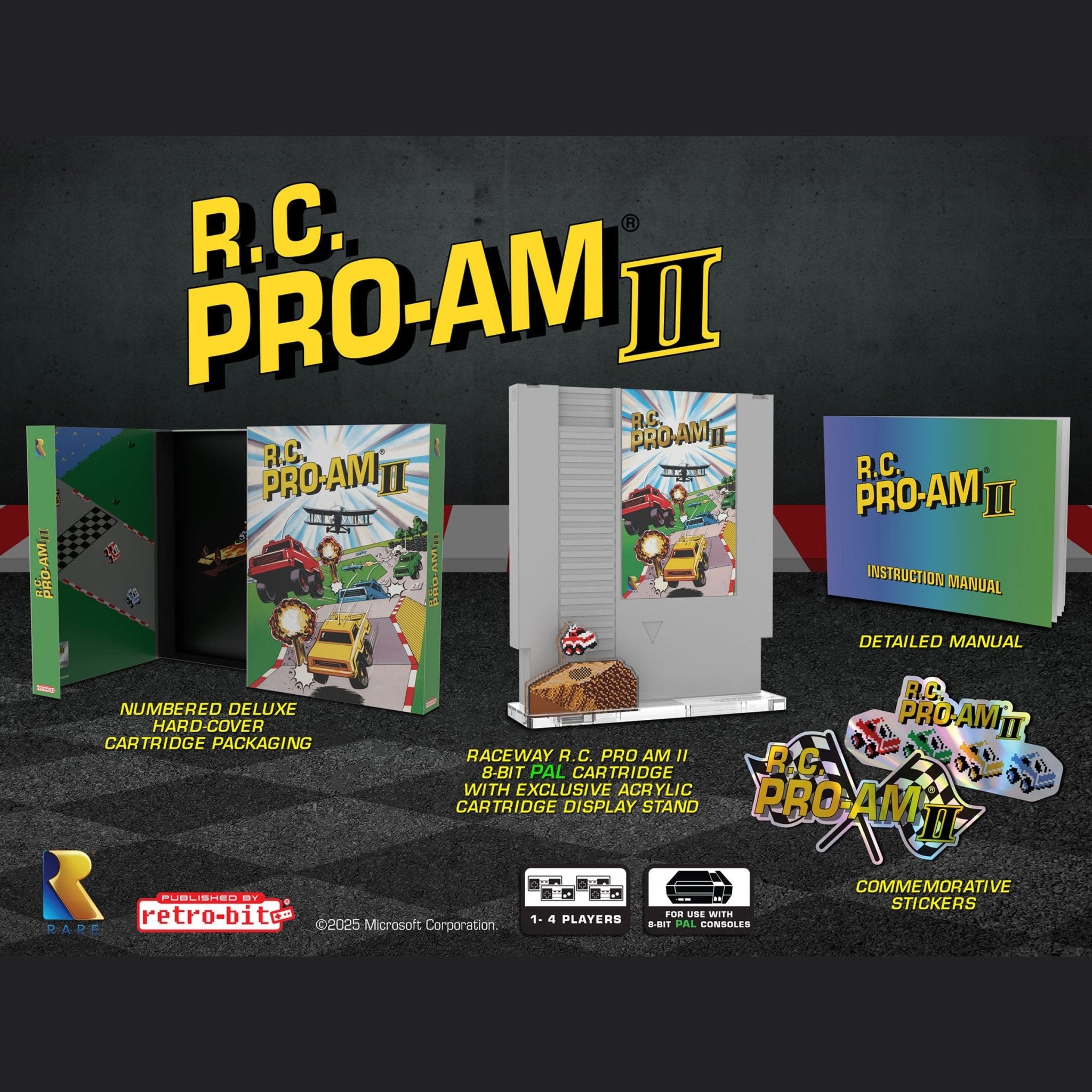 R.C. Pro-Am II Collector’s Edition for Nintendo NES - PAL region | Retro-bit publishing