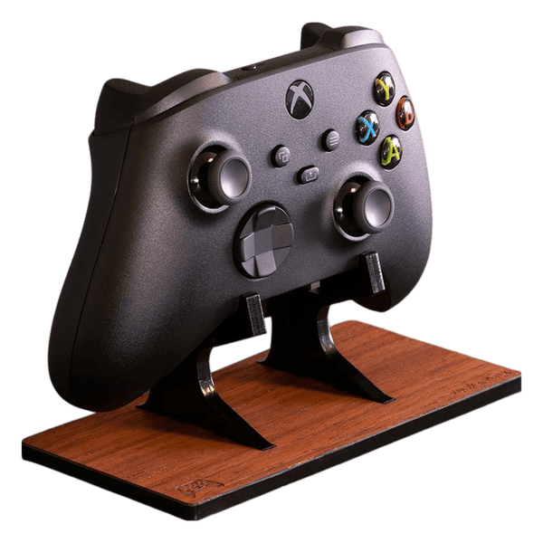 Real Wood Display Stand For Xbox Series S / X Controller - Padauk | Rose Colored Gaming