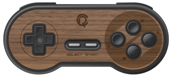 Real wood veneer kit for 8bitDo SN30 SNES wireless controller | Rose Colored Gaming