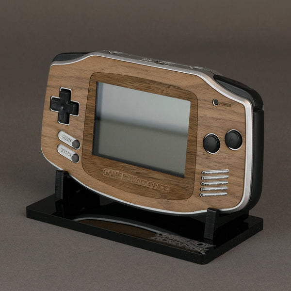Real wood veneer kit for Nintendo Game Boy Advance console (GBA) | Rose Colored Gaming
