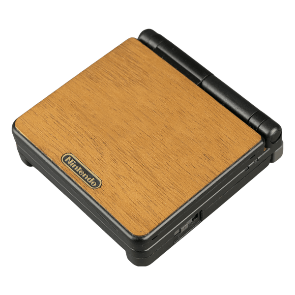 Real wood veneer kit for Nintendo Game Boy Advance SP console self adhesive decals | Rose Colored Gaming