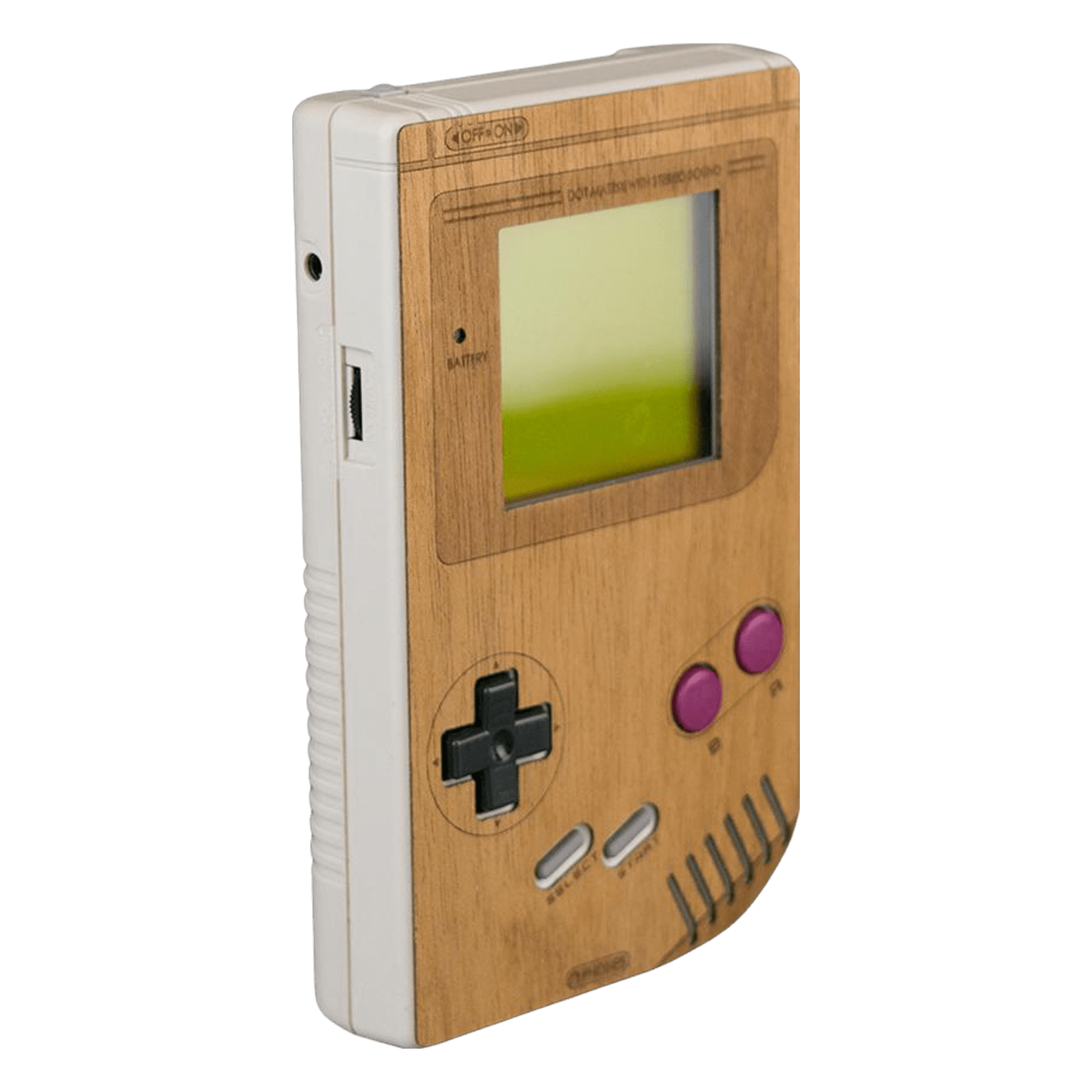 Real wood veneer kit for Nintendo Game Boy DMG-01 Original handheld console self adhesive | Rose Colored Gaming