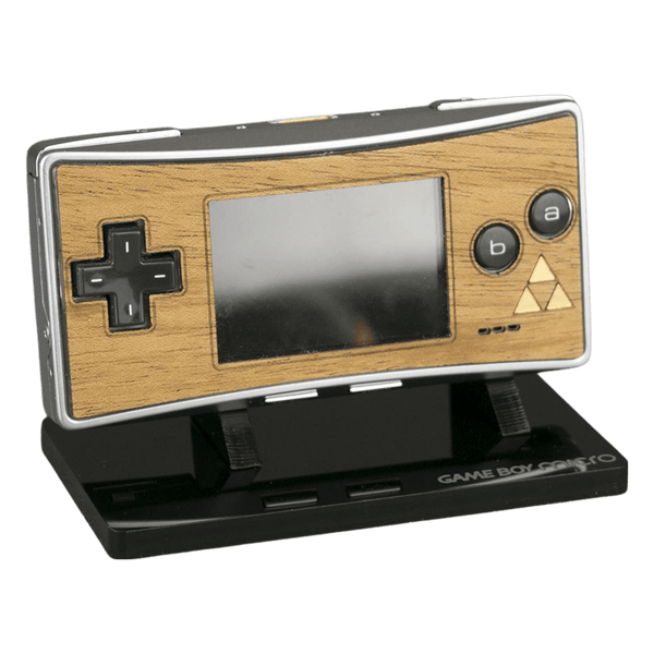 Real wood veneer kit for Nintendo Game Boy Micro console - Mahogany Zelda Mystique Edition | Rose Colored Gaming