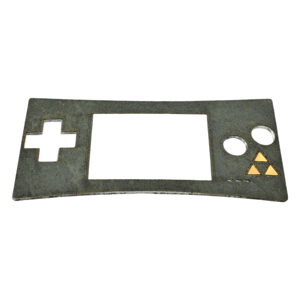 Real wood veneer kit for Nintendo Game Boy Micro console - Stone Zelda Mystique Edition | Rose Colored Gaming