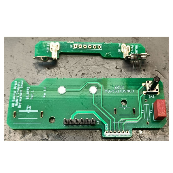 Replacement battery contact & sync PCB board rebuild kit for Nintendo Wii balance board | Retroverse - 2