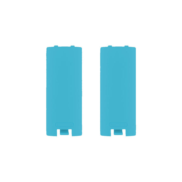 Replacement Battery Cover For Nintendo Wii Remote Controller - 2 Pack Blue | ZedLabz