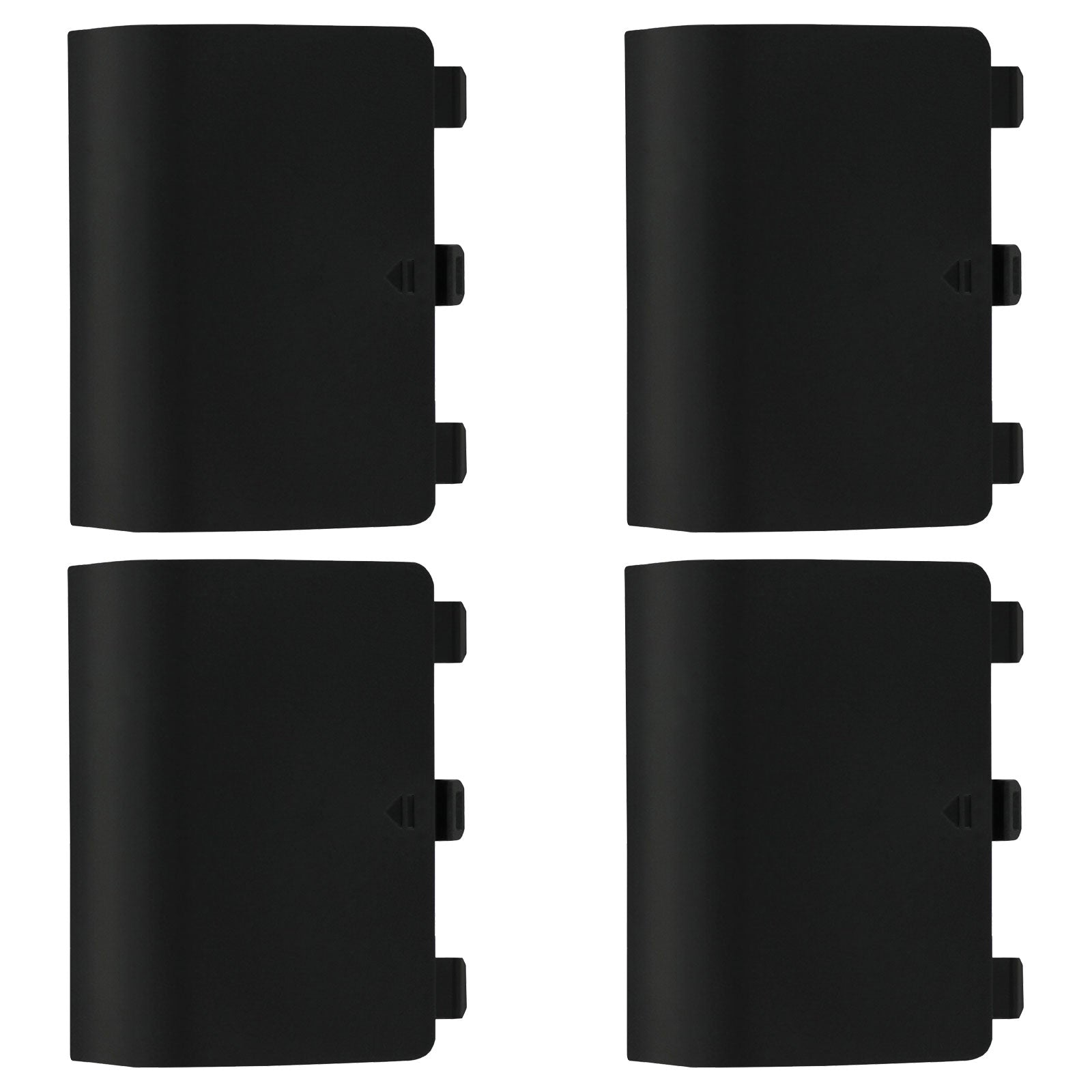 Replacement Battery Door For Microsoft Xbox One Controllers - 4 Pack Black | ZedLabz - 1