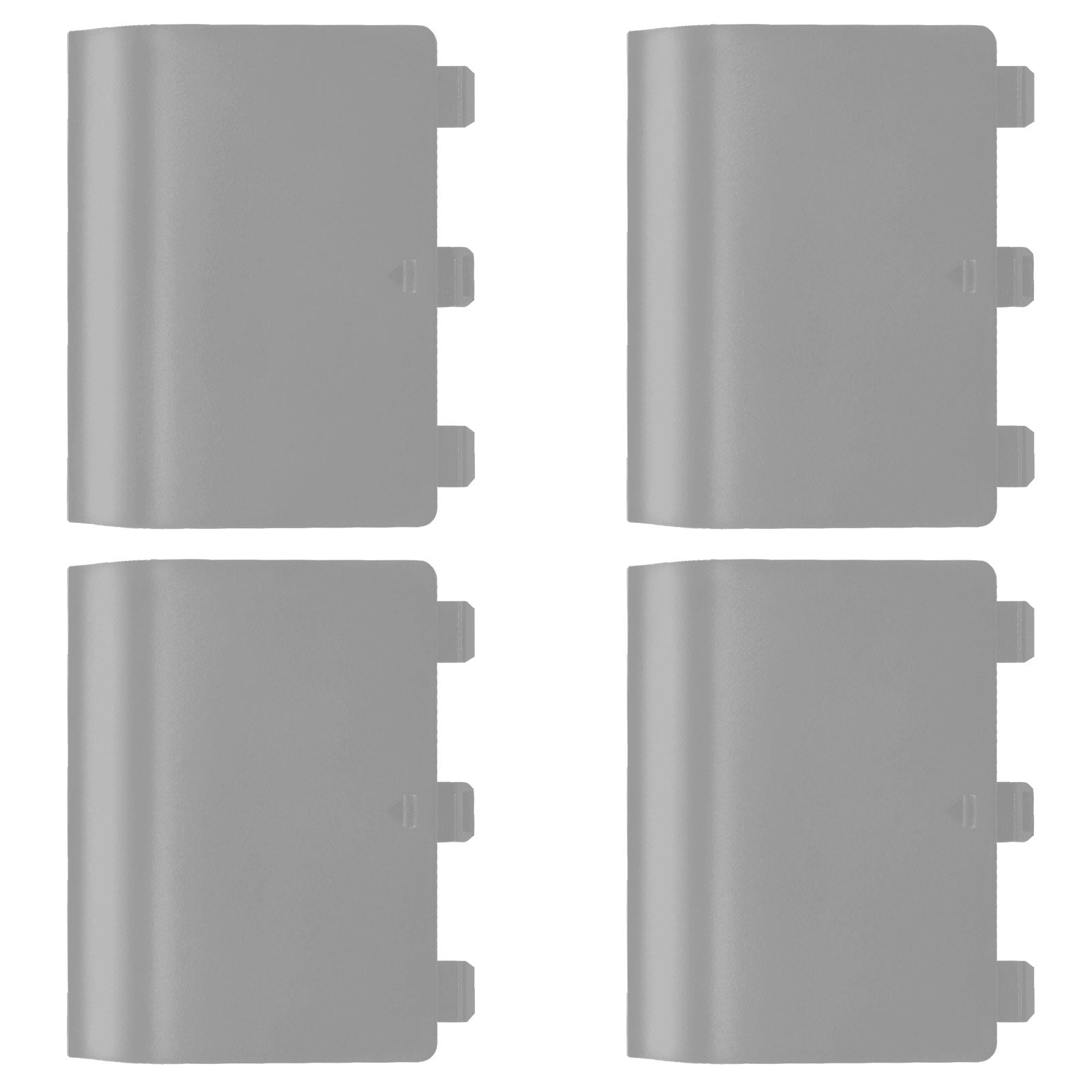 Replacement Battery Door For Microsoft Xbox One Controllers - 4 Pack Grey | ZedLabz - 1