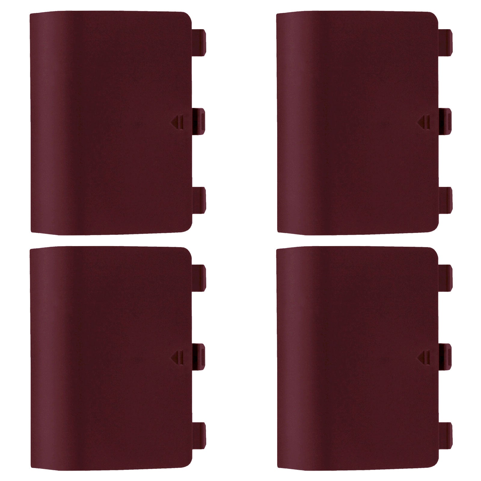 Replacement Battery Door For Microsoft Xbox One Controllers - 4 Pack Red Wine | ZedLabz - 1