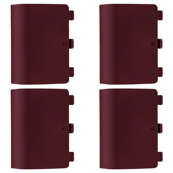 Replacement Battery Door For Microsoft Xbox One Controllers - 4 Pack Red Wine | ZedLabz