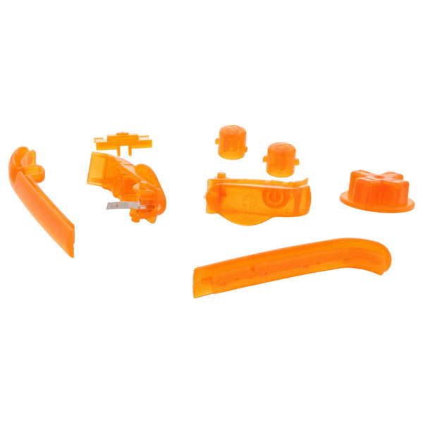 Replacement Button Set For Nintendo Game Boy Advance - Clear Orange | ZedLabz