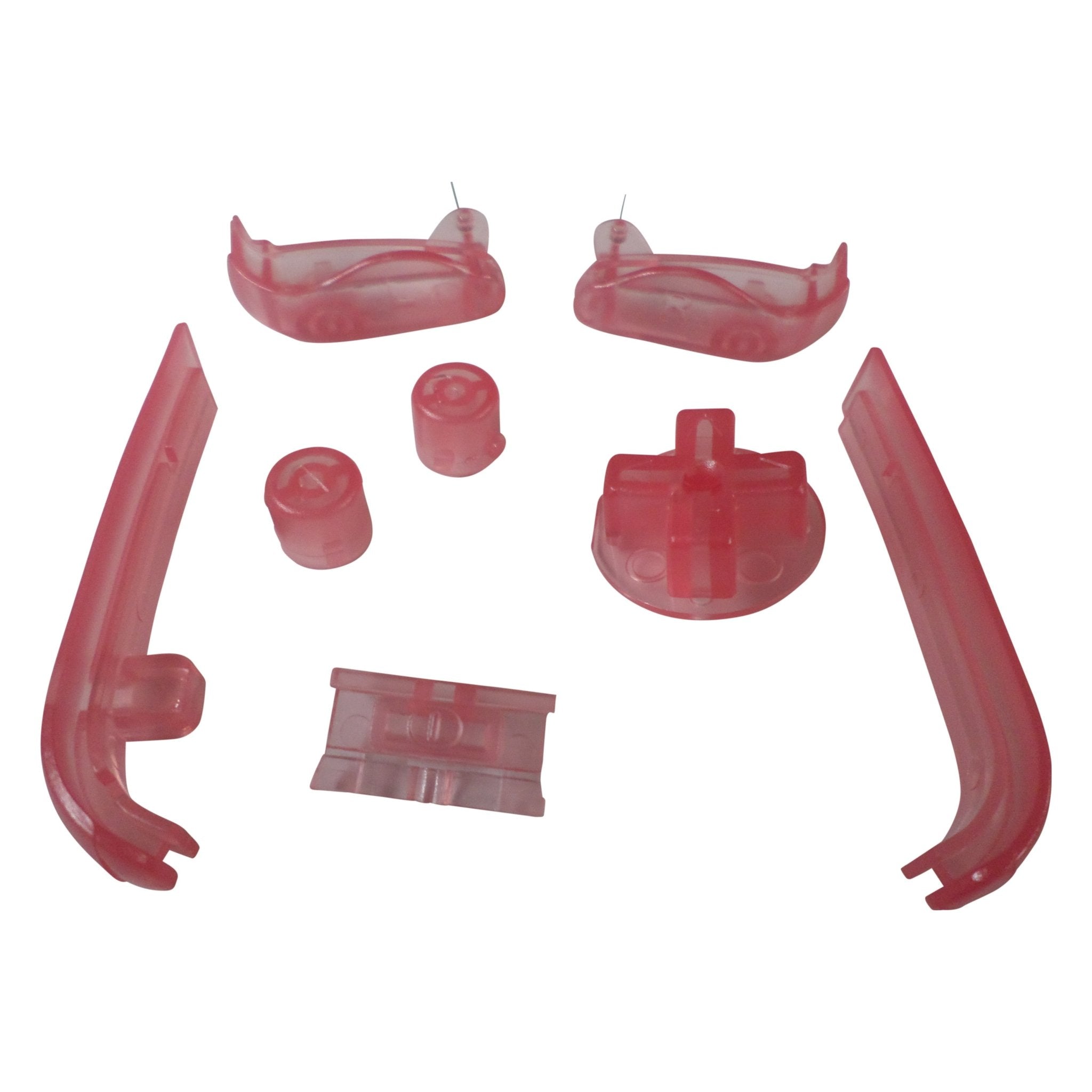 Replacement Button Set For Nintendo Game Boy Advance - Clear Pink | ZedLabz