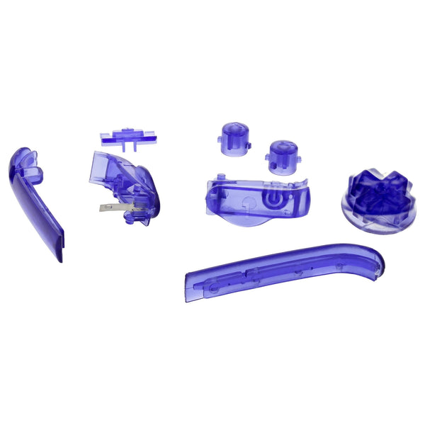 Replacement Button Set For Nintendo Game Boy Advance - Clear Purple | ZedLabz