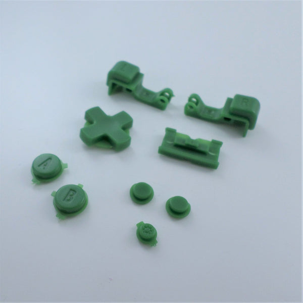 Replacement Button Set For Nintendo Game Boy Advance SP - Forest Green | ZedLabz