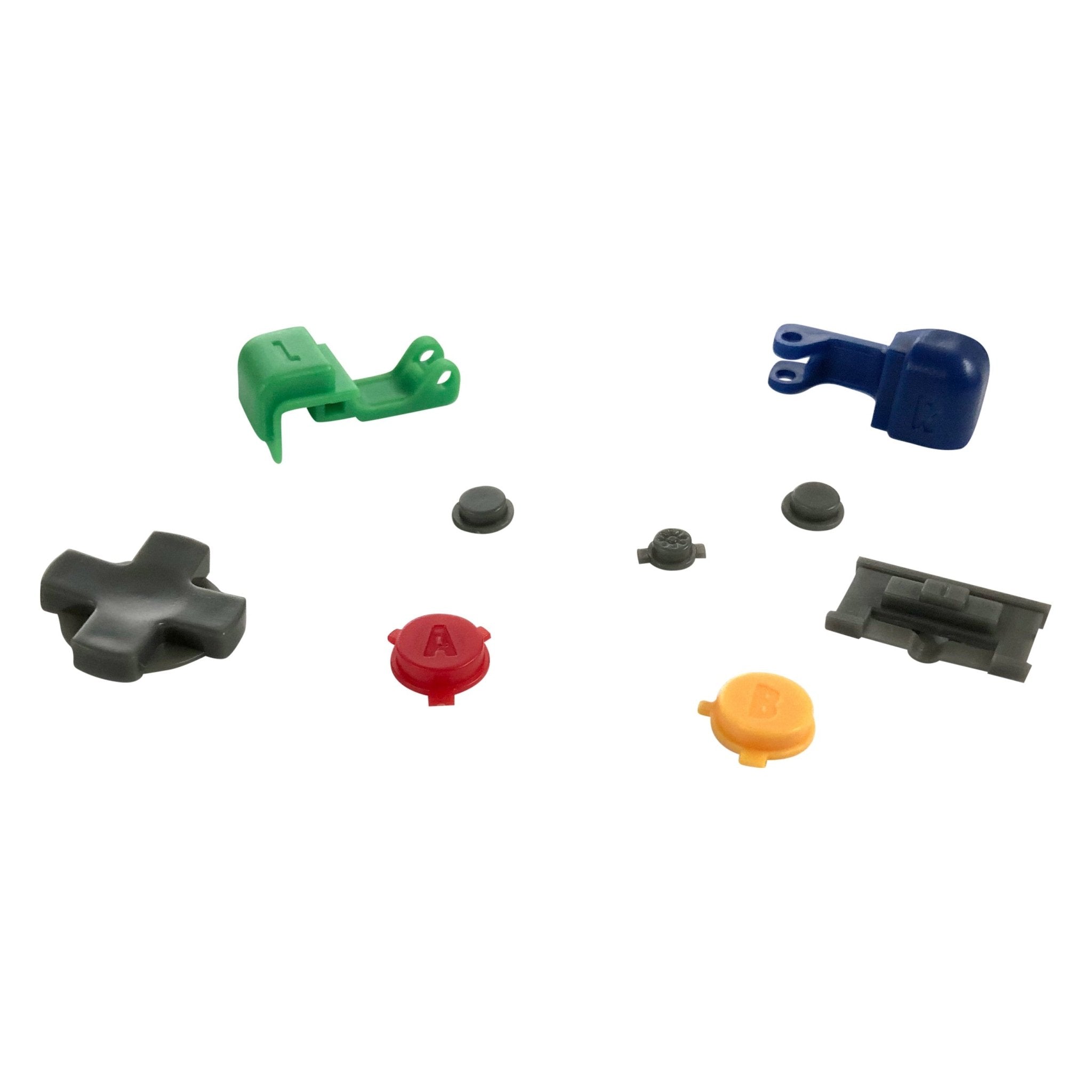 Replacement Button Set For Nintendo Game Boy Advance SP - Super Famicom Edition - Multi Colour | ZedLabz